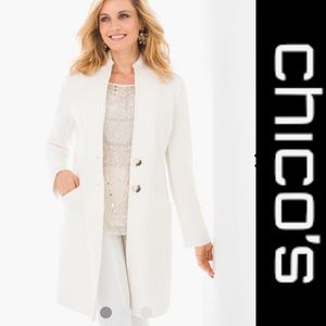 Chico’s PETITE Ecru Jacket